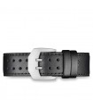Bracelet cuir noir DavosA Titanium