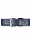 Bracelet Cuir bleu DavosA : 18mm