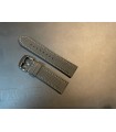 Bracelet cuir et caoutchouc pour Argonautic Bronze : avec boucle acier PVD noir