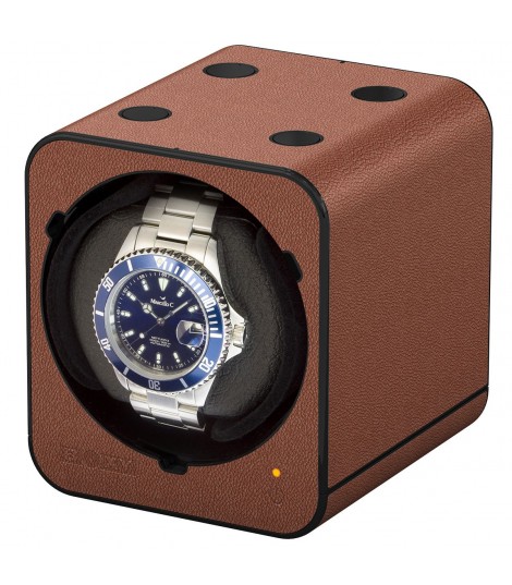 Boxy Fancy Brick façon cuir marron : sans adaptateur