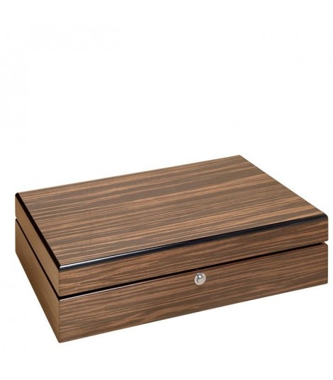 coffret bois 10 montres : vernis brillant