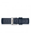 Bracelet Cuir Vegan DavosA, bleu : 16mm