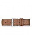 Bracelet Cuir Vegan DavosA, marron : 16mm