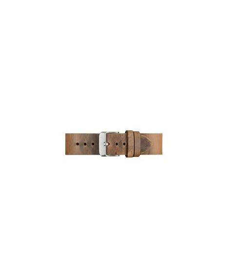 Bracelet cuir Vintage marron Ternos Sixties, Vintage diver : 20mm