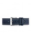 Bracelet Cuir bleu DavosA Newton Pilot 20mm