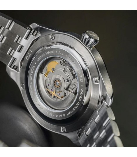 Newton Pilot Day-Date : + metal Band