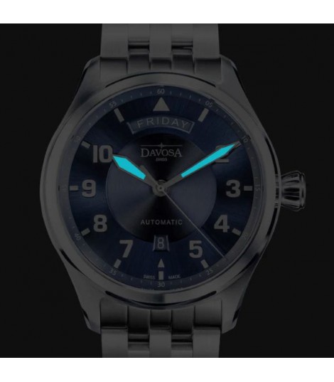 Newton Pilot Day-Date : + metal Band