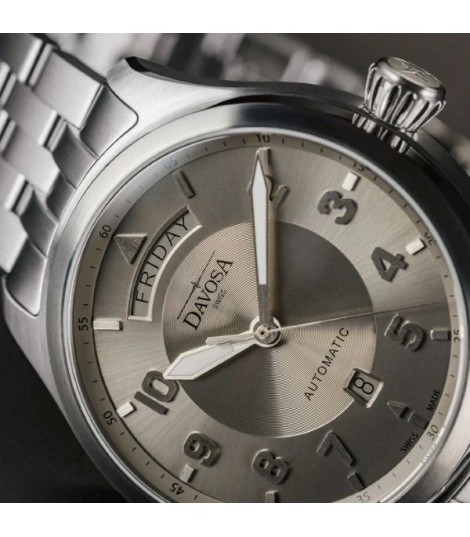 Newton Pilot Day-Date : + metal Band