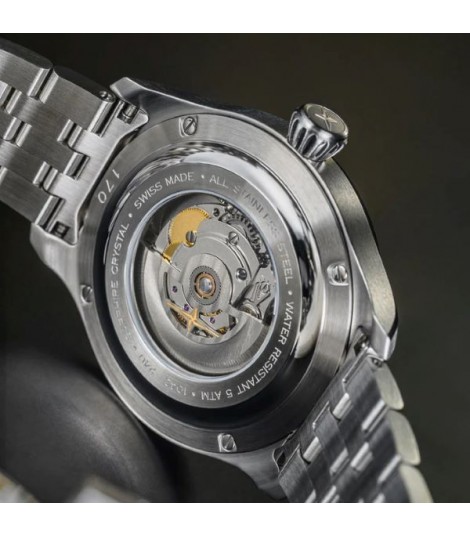 Newton Pilot Day-Date : + metal Band