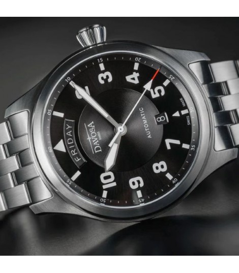 Newton Pilot Day-Date : + metal Band