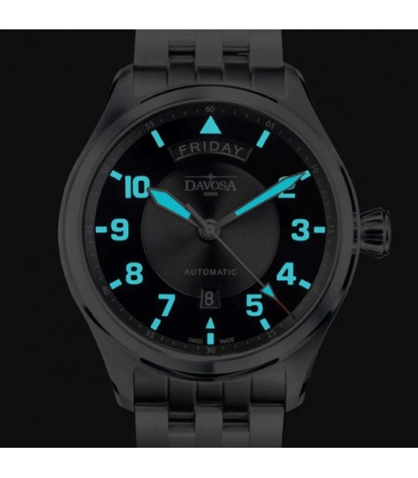 Newton Pilot Day-Date : + metal Band