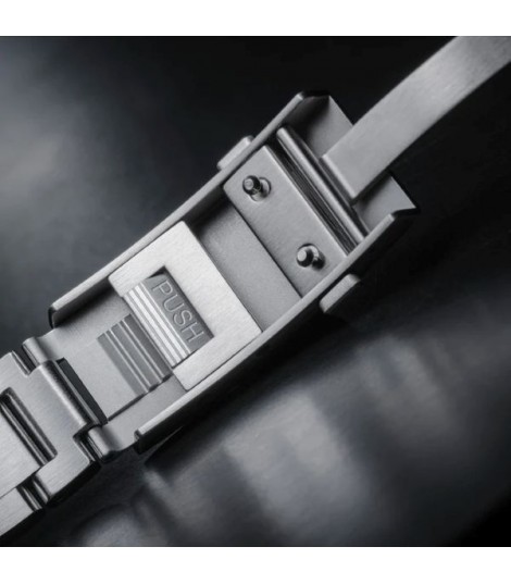 Fermoir Waveslide pour Ternos Ceramic Trialink : vendu seul, sans bracelet, sans la montre