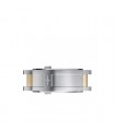 Fermoir Waveslide pour Ternos Ceramic Trialink BICOLORE : vendu seul, sans bracelet, sans la montre