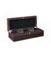 coffret bois 5 montres : vernis brillant