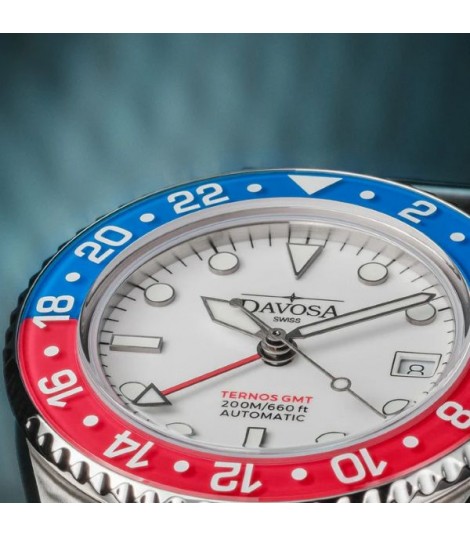 Ternos GMT Lucent rubber strap : bleue/rouge