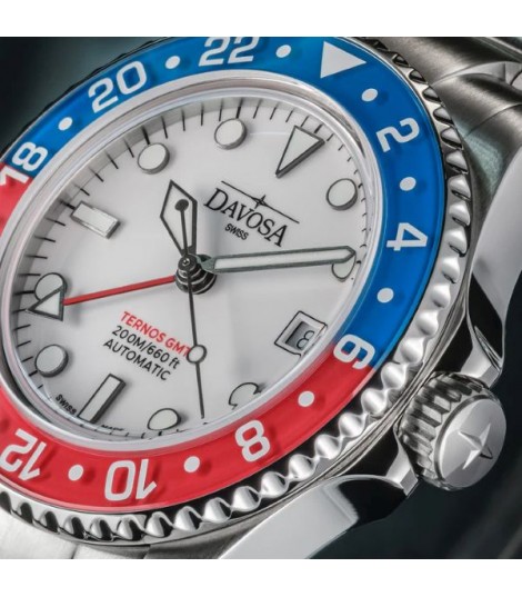 Ternos GMT Lucent rubber strap : bleue/rouge