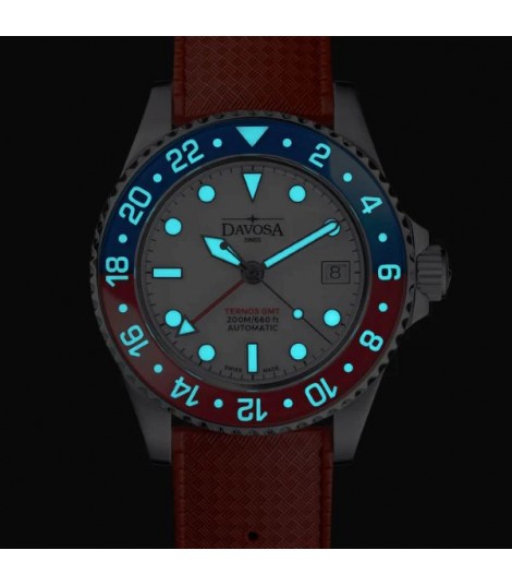Ternos GMT Lucent rubber strap : bleue/rouge