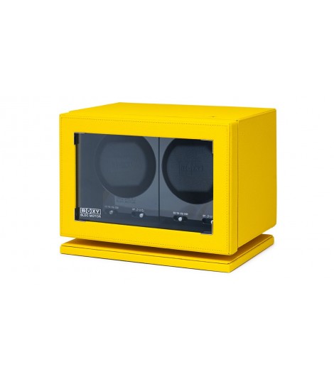 Boxy BLDC : 2 montres façon cuir jaune