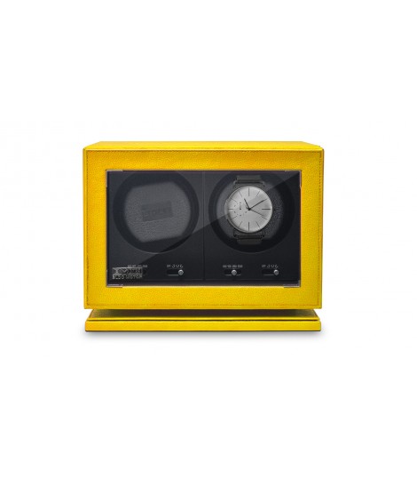 Boxy BLDC : 2 montres façon cuir jaune