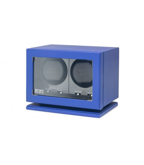Boxy BLDC : 2 montres façon cuir bleu