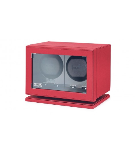 Boxy BLDC : 2 montres façon cuir rouge